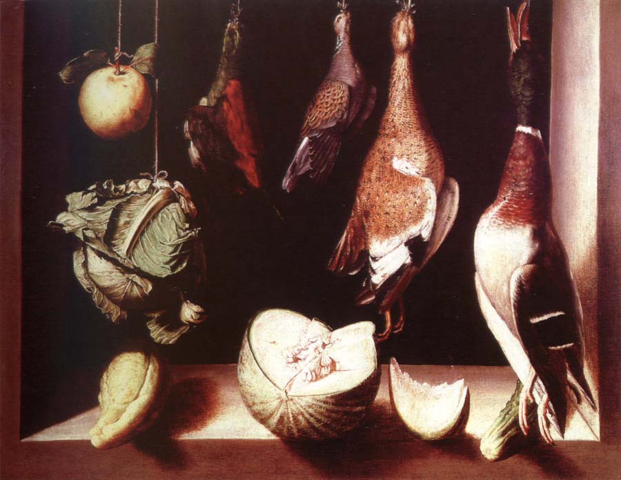 still life with game fowl